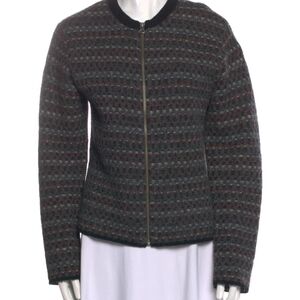 Woolrich Vintage Women's 100% Wool Small Cardigan Sweater Full Zip